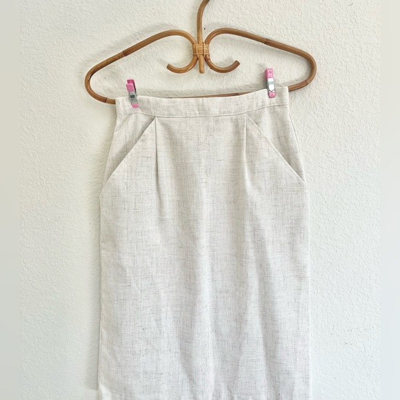 Vintage linen skirt - Picture 1 of 6